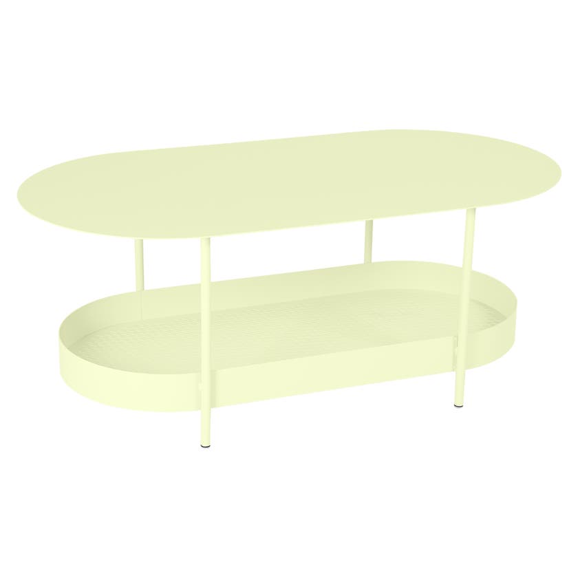 Table basse SALSA de Fermob, Citron givré Table basse SALSA de Fermob, Citron givré