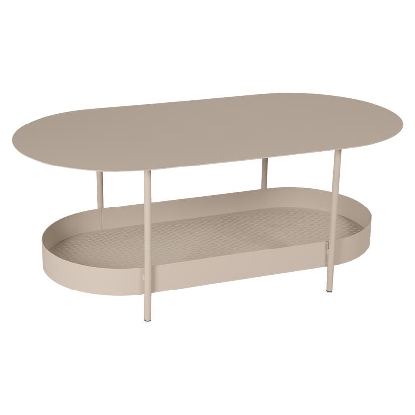 Table basse SALSA de Fermob, Muscade Table basse SALSA de Fermob, Muscade