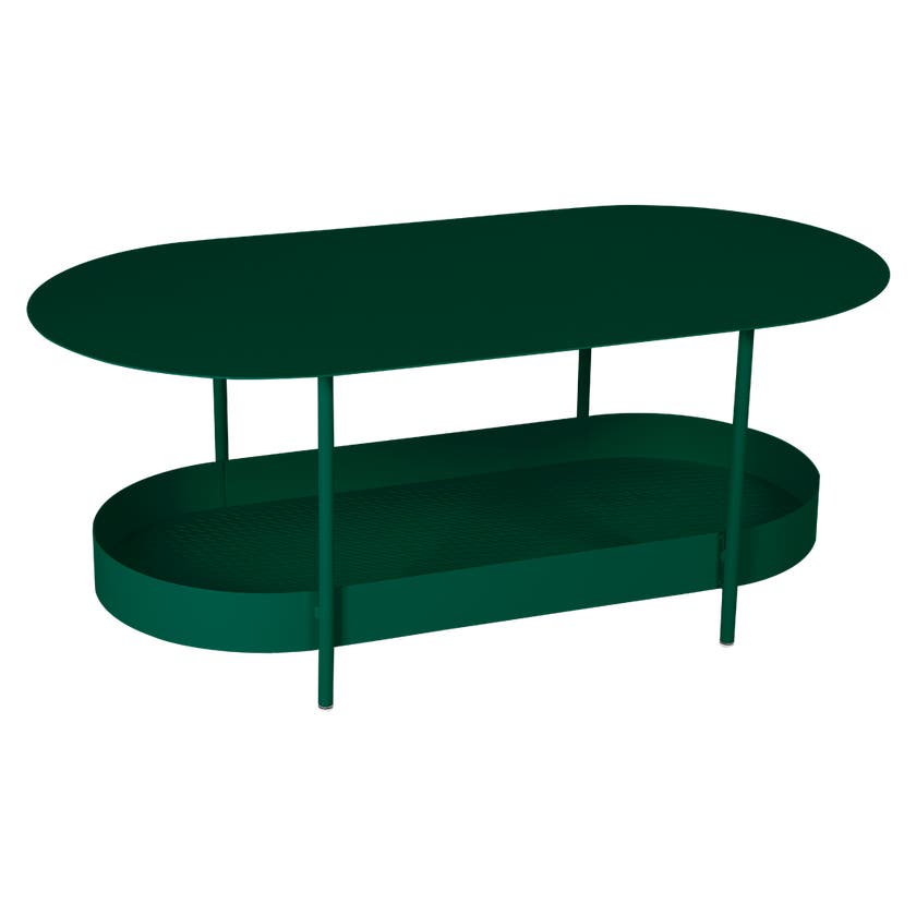 Table basse SALSA de Fermob, Vert cèdre Table basse SALSA de Fermob, Vert cèdre