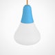 Suspension extérieure CIULIFRULI, Ø23 H19, Bleu