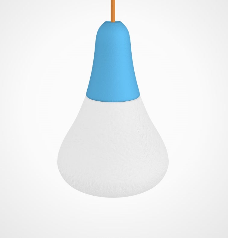 Suspension extérieure CIULIFRULI de Martinelli Luce, Ø23 H19, Bleu