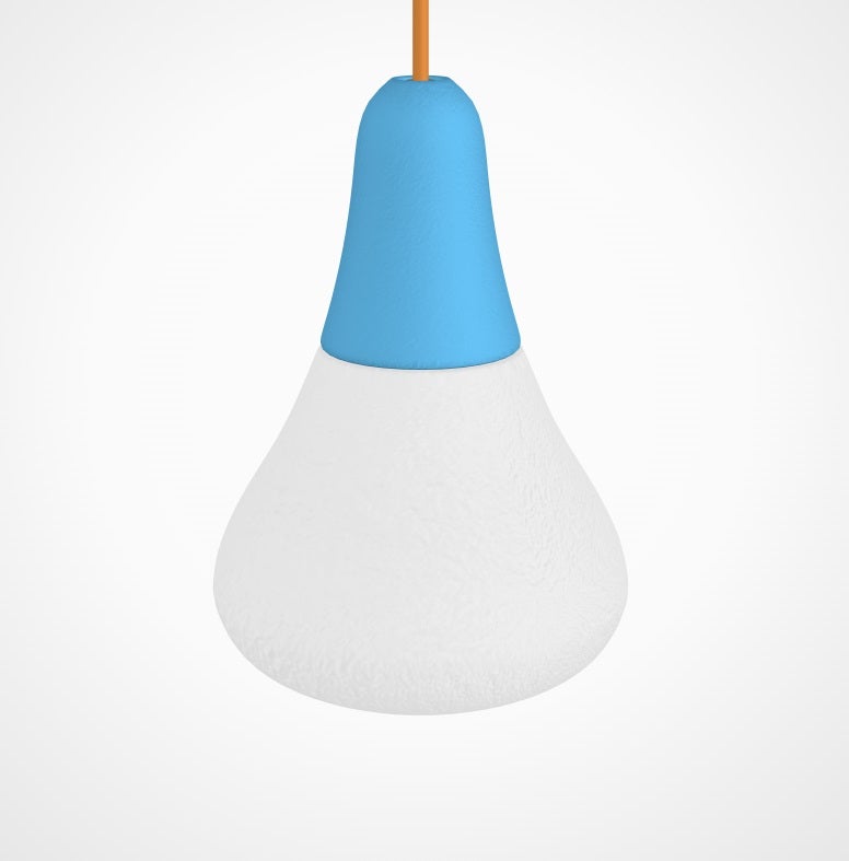 Suspension extérieure CIULIFRULI de Martinelli Luce, Ø23 H19, Bleu Suspension extérieure CIULIFRULI de Martinelli Luce, Ø23 H19, Bleu