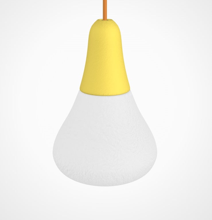 Suspension extérieure CIULIFRULI de Martinelli Luce, Ø23 H19, Jaune