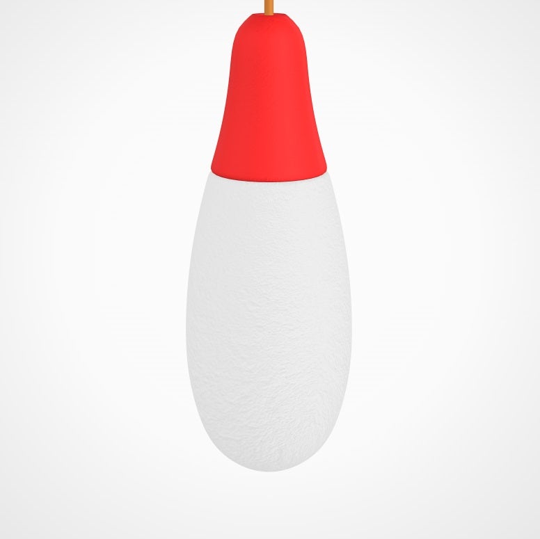 Suspension extérieure CIULIFRULI de Martinelli Luce, Ø16 H29, Rouge Suspension extérieure CIULIFRULI de Martinelli Luce, Ø16 H29, Rouge