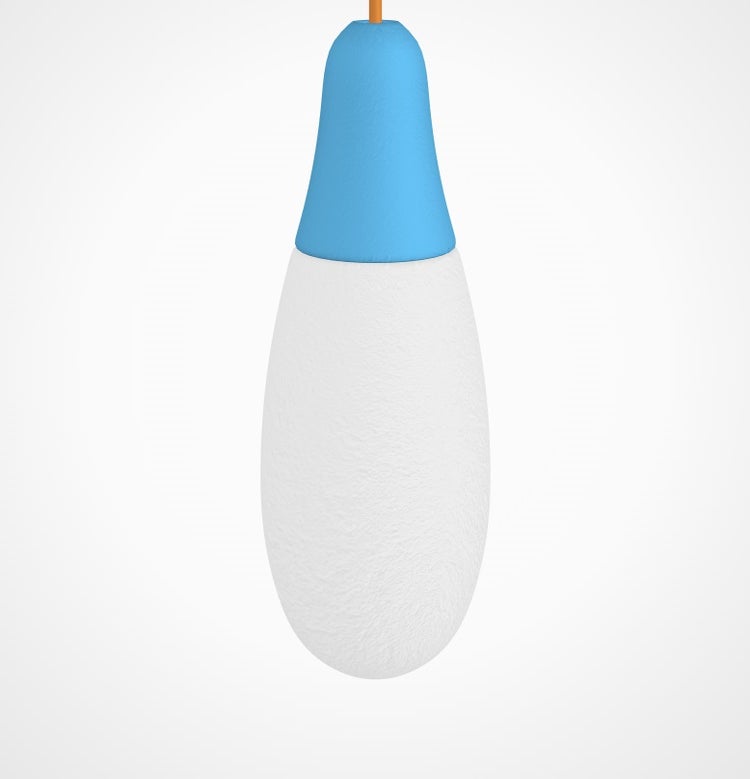 Suspension extérieure CIULIFRULI de Martinelli Luce, Ø16 H29, Bleu