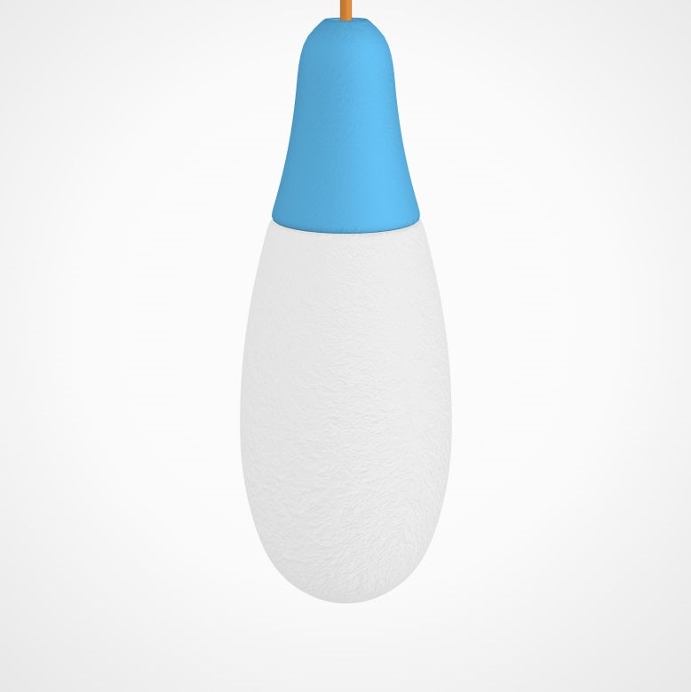 Suspension extérieure CIULIFRULI de Martinelli Luce, Ø16 H29, Bleu Suspension extérieure CIULIFRULI de Martinelli Luce, Ø16 H29, Bleu
