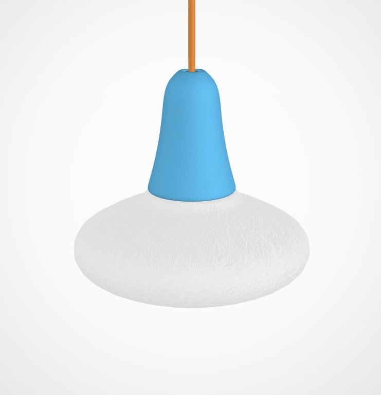 Suspension extérieure CIULIFRULI de Martinelli Luce, Ø29 H13, Bleu