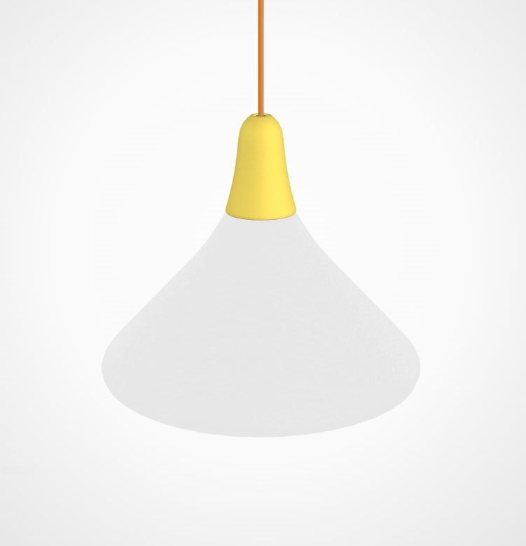 Suspension extérieure CIULIFRULI de Martinelli Luce, Ø50 H40, Jaune