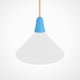 Suspension extérieure CIULIFRULI, Ø50 H40, Bleu