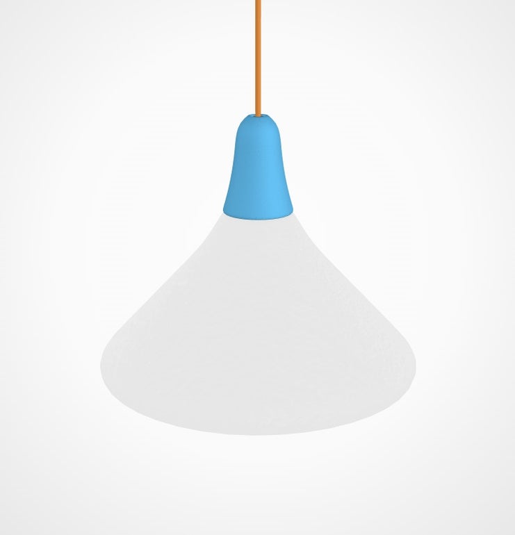 Suspension extérieure CIULIFRULI de Martinelli Luce, Ø50 H40, Bleu