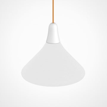 Suspension extérieure CIULIFRULI de Martinelli Luce, Ø50 H40, Blanc 