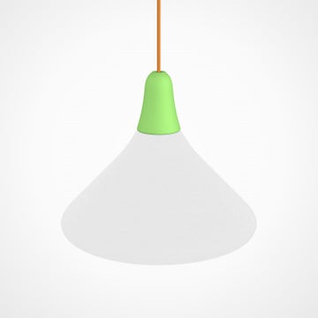 Suspension extérieure CIULIFRULI de Martinelli Luce, Ø50 H40, Vert