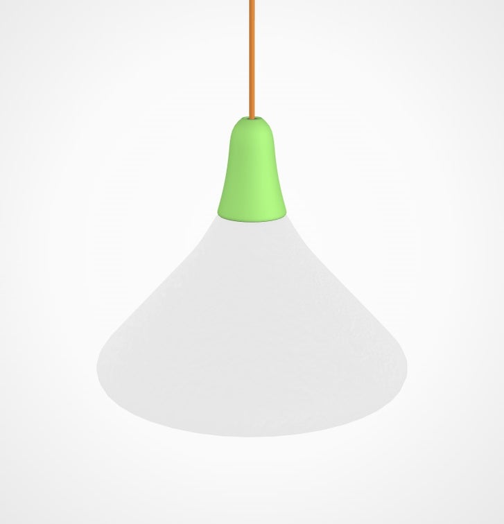 Suspension extérieure CIULIFRULI de Martinelli Luce, Ø50 H40, Vert