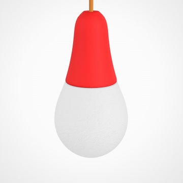 Suspension extérieure CIULIFRULI de Martinelli Luce, Ø16 H16, Rouge