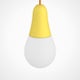 Suspension extérieure CIULIFRULI de Martinelli Luce, Ø16 H16, Jaune