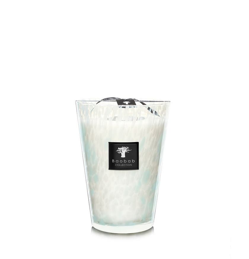 Bougie MAXI MAX Sapphire PEARLS de Baobab Collection
