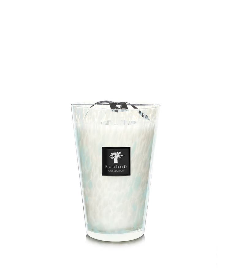 Bougie MAXI MAX Sapphire PEARLS de Baobab Collection Bougie MAXI MAX Sapphire PEARLS de Baobab Collection