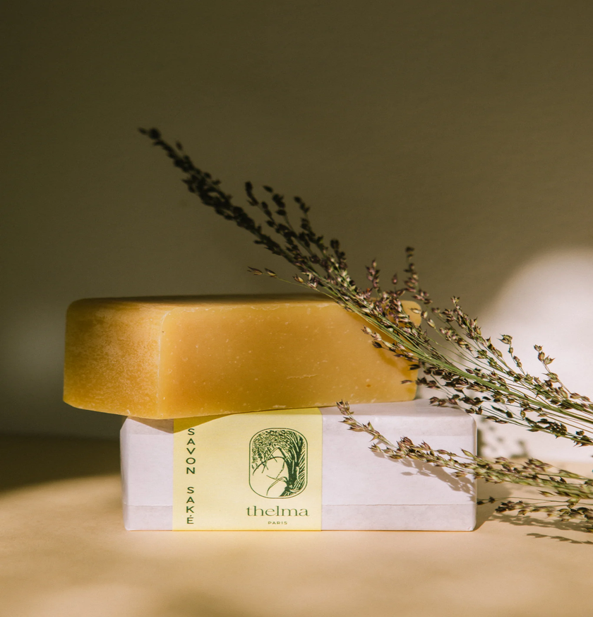 Savon SAKÉ de Thelma Paris, Nettoyant au riz surgras