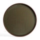 Second Nature tray - Moss - glass - round - S