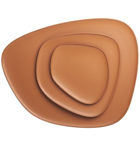 Set de 3 plateaux NAMASTE de Kartell, Orange