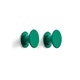Set de 2 patères BOLT, Green