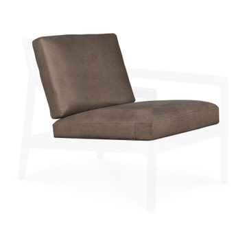 Set de coussin pour chaise-lounge Jack - cuir nubuck Terra
