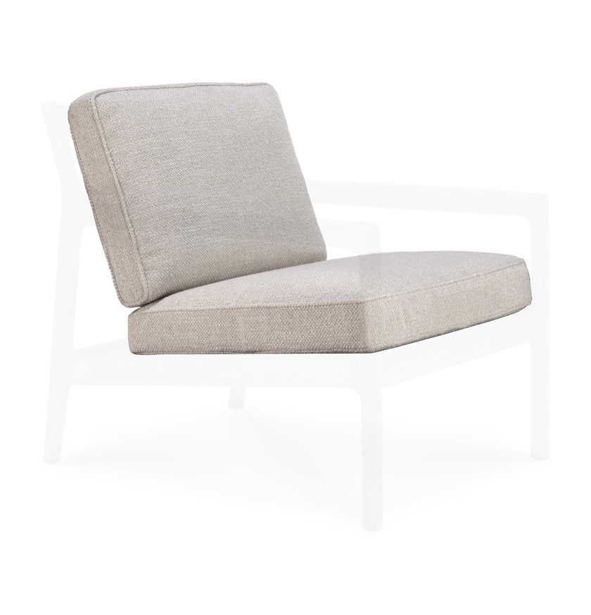 Set de coussin pour chaise-lounge Jack - tissu Ivory