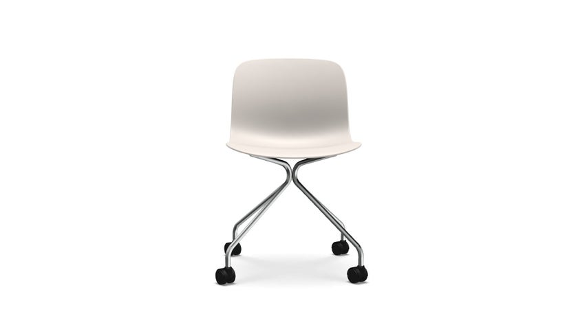 CHAISE A ROULETTES TROY, Blanc de MAGIS CHAISE A ROULETTES TROY, Blanc de MAGIS