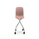 CHAISE A ROULETTES TROY, Rose