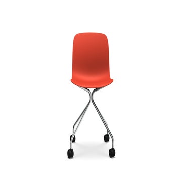 CHAISE A ROULETTES TROY, Corail de MAGIS