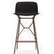 TABOURET TROY EIFFEL MOYEN, Cuivre, Assise noire de MAGIS