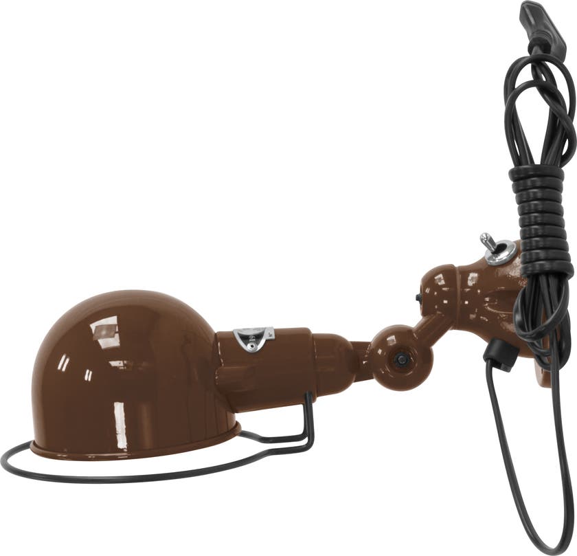 Applique SIGNAL SI300CS de Jieldé, avec interrupteur, Chocolat Applique SIGNAL SI300CS de Jieldé, avec interrupteur, Chocolat