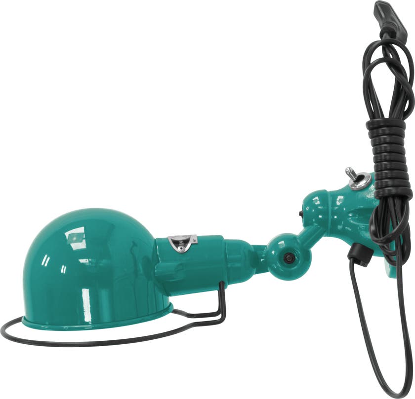 Applique SIGNAL SI300CS de Jieldé, avec interrupteur, Bleu d'eau Applique SIGNAL SI300CS de Jieldé, avec interrupteur, Bleu d'eau