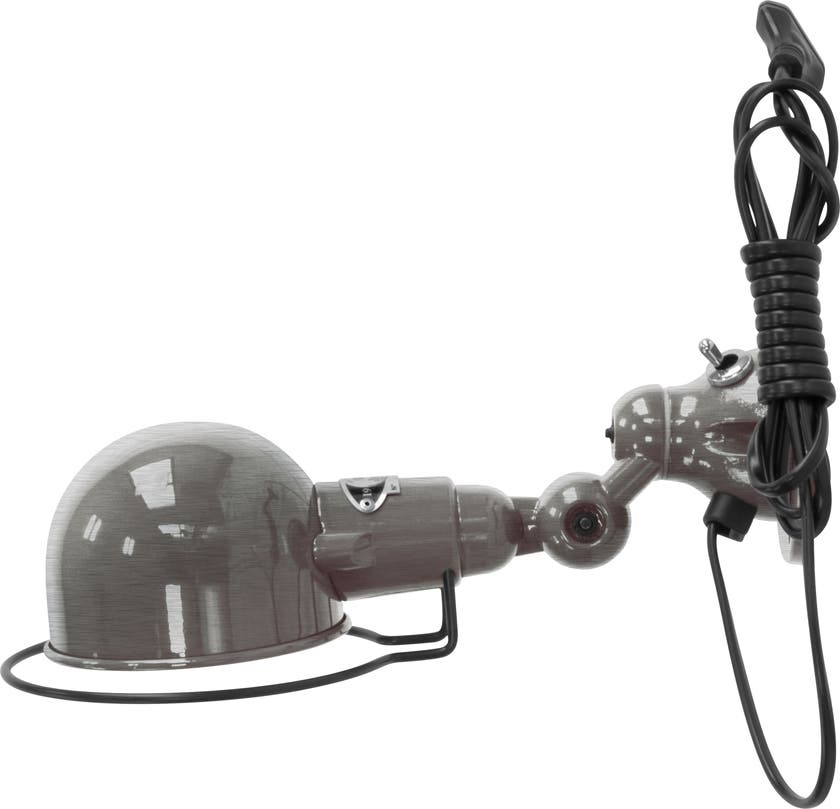 Applique SIGNAL SI300CS de Jieldé, avec interrupteur, Acier brossé Applique SIGNAL SI300CS de Jieldé, avec interrupteur, Acier brossé