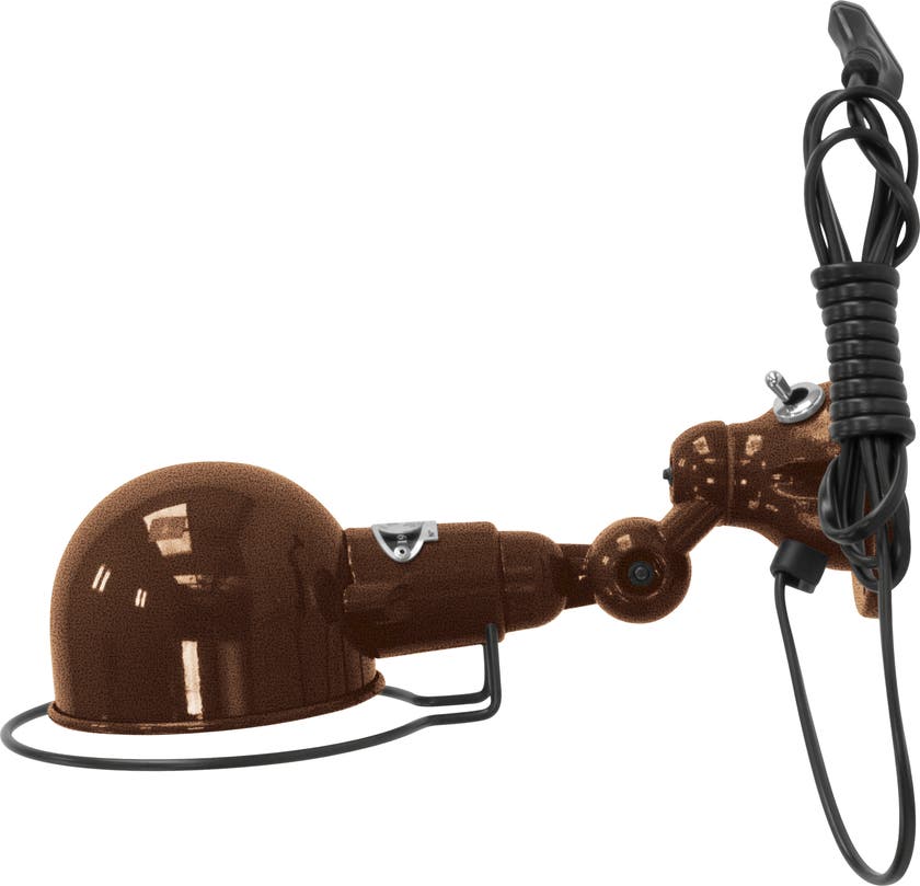 Applique SIGNAL SI300CS de Jieldé, avec interrupteur, Cuivre martelé Applique SIGNAL SI300CS de Jieldé, avec interrupteur, Cuivre martelé
