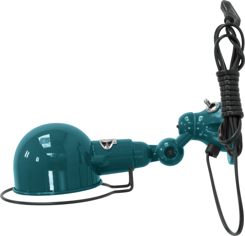 Applique SIGNAL SI300CS de Jieldé, avec interrupteur, Bleu océan Applique SIGNAL SI300CS de Jieldé, avec interrupteur, Bleu océan