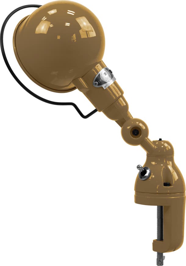 Lampe étau SIGNAL SI302 de Jieldé, Or nacré Lampe étau SIGNAL SI302 de Jieldé, Or nacré