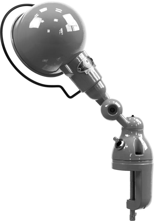 Lampe étau SIGNAL SI302 de Jieldé, Chrome Lampe étau SIGNAL SI302 de Jieldé, Chrome