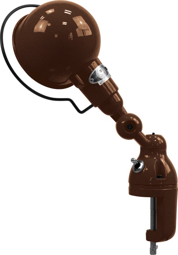 Lampe étau SIGNAL SI302 de Jieldé, Cuivre martelé Lampe étau SIGNAL SI302 de Jieldé, Cuivre martelé