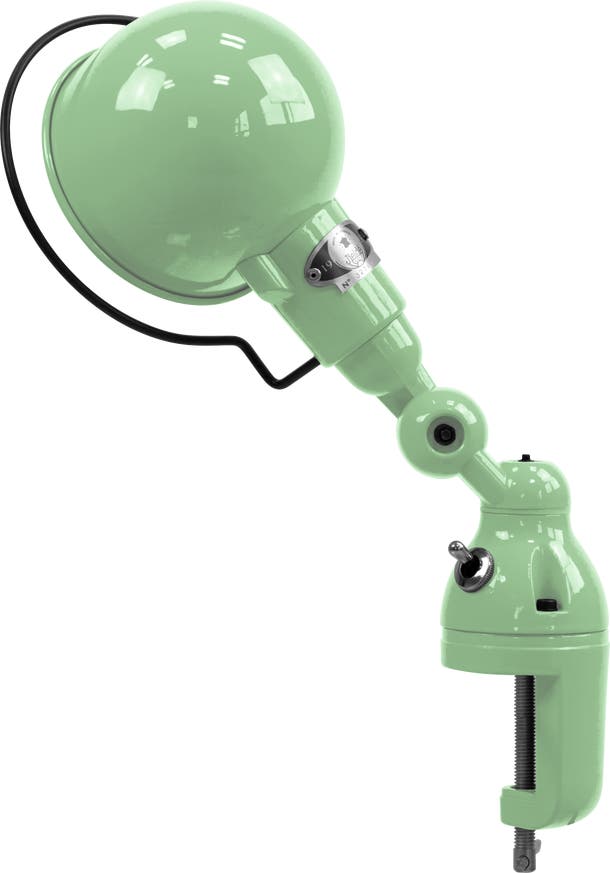 Lampe étau SIGNAL SI302 de Jieldé, Vert d'eau Lampe étau SIGNAL SI302 de Jieldé, Vert d'eau