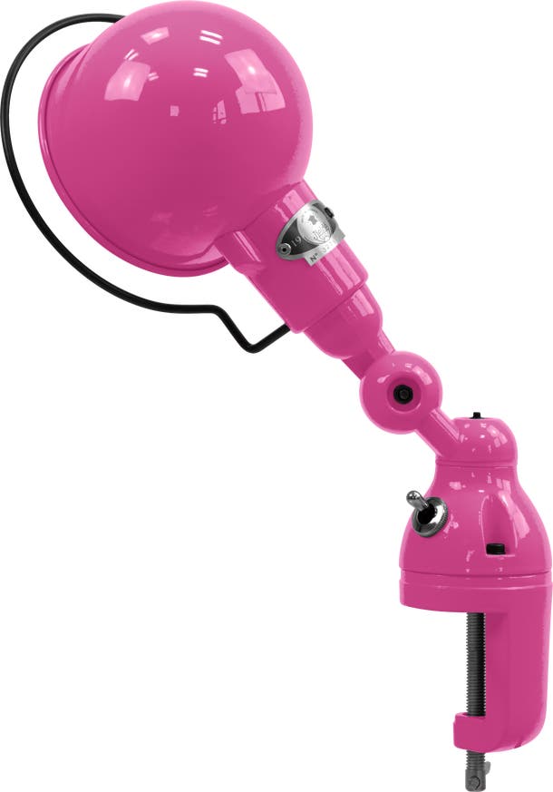 Lampe étau SIGNAL SI302 de Jieldé, Rose Lampe étau SIGNAL SI302 de Jieldé, Rose