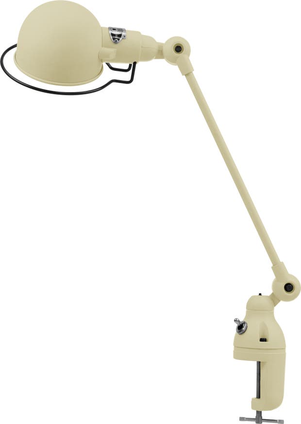 Lampe étau SIGNAL SI312 de Jieldé, Ivoire Lampe étau SIGNAL SI312 de Jieldé, Ivoire