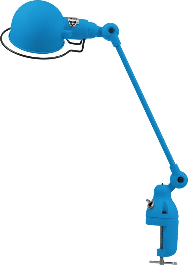 Lampe étau SIGNAL SI312 de Jieldé, Bleu clair Lampe étau SIGNAL SI312 de Jieldé, Bleu clair