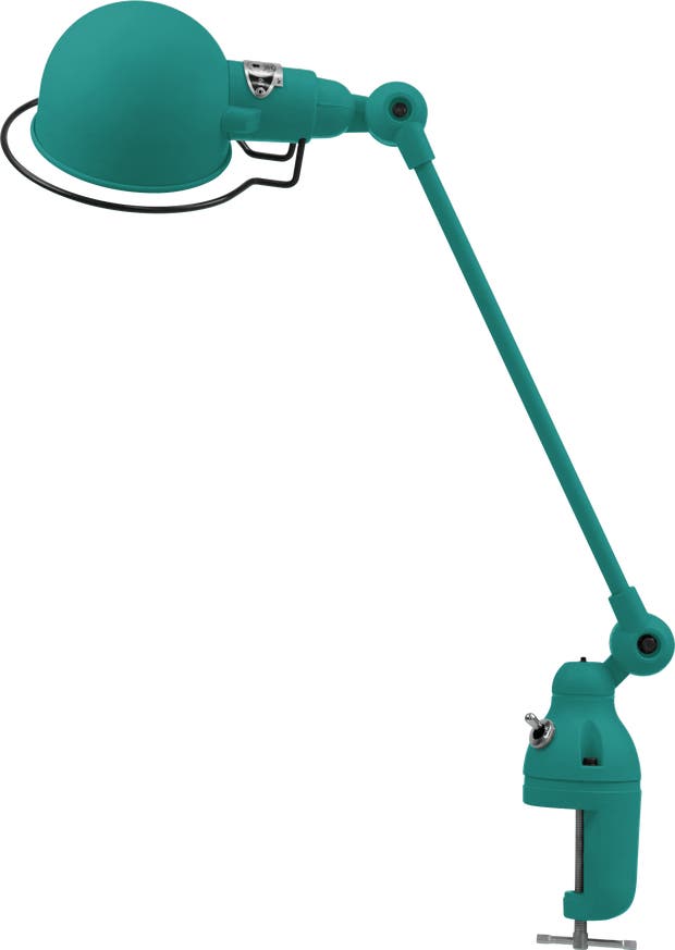 Lampe étau SIGNAL SI312 de Jieldé, Bleu d'eau Lampe étau SIGNAL SI312 de Jieldé, Bleu d'eau