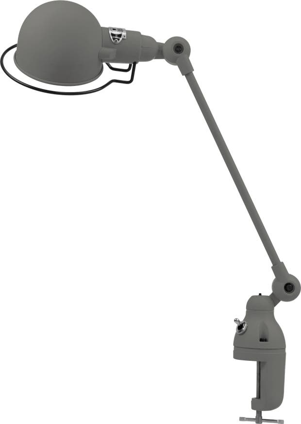 Lampe étau SIGNAL SI312 de Jieldé, Gris souris Lampe étau SIGNAL SI312 de Jieldé, Gris souris
