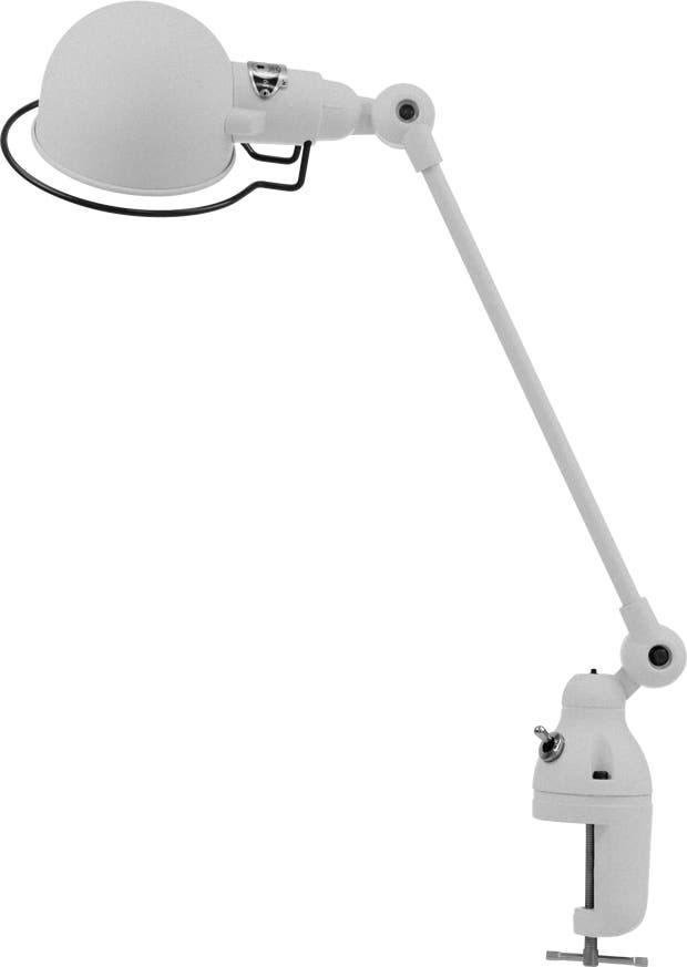 Lampe étau SIGNAL SI312 de Jieldé, Gris argent Lampe étau SIGNAL SI312 de Jieldé, Gris argent