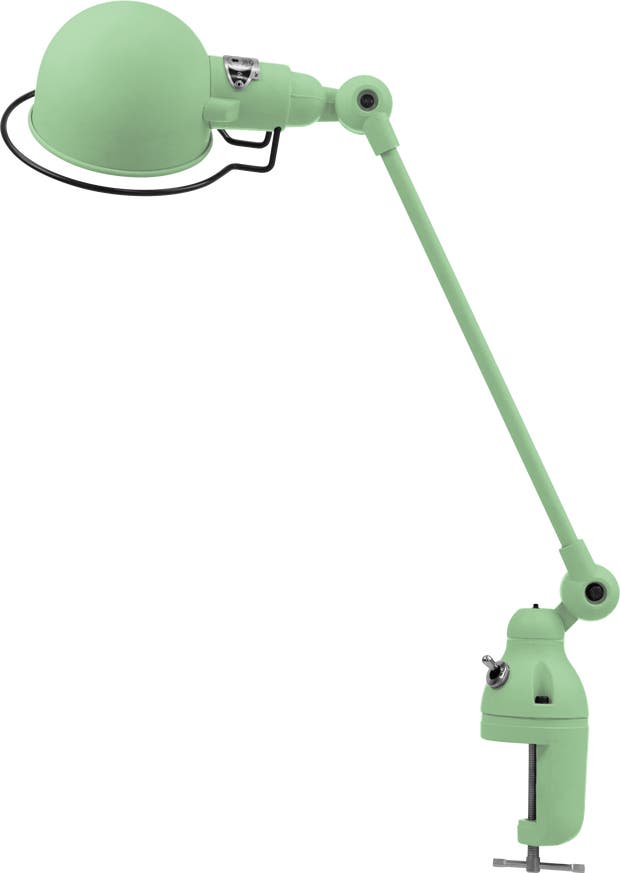 Lampe étau SIGNAL SI312 de Jieldé, Vert d'eau Lampe étau SIGNAL SI312 de Jieldé, Vert d'eau