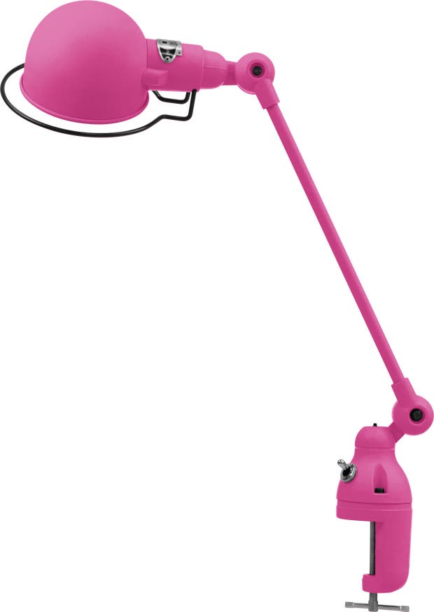 Lampe étau SIGNAL SI312 de Jieldé, Rose Lampe étau SIGNAL SI312 de Jieldé, Rose
