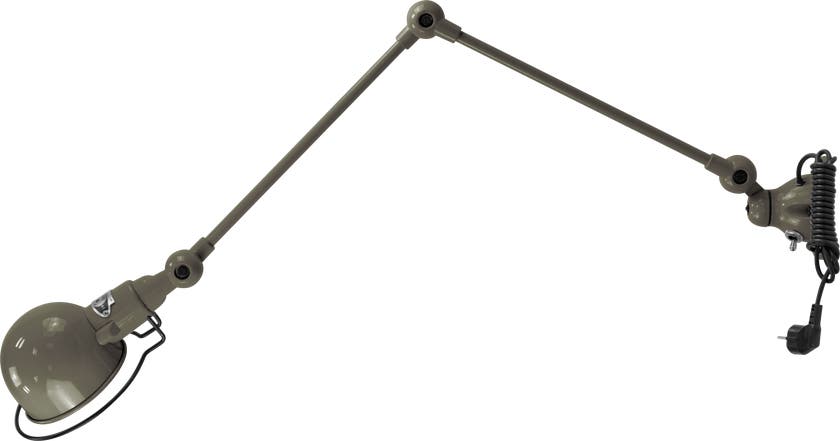 Applique SIGNAL SI331CS de Jieldé, avec interrupteur, cordon et fiche, Kaki gris Applique SIGNAL SI331CS de Jieldé, avec interrupteur, cordon et fiche, Kaki gris