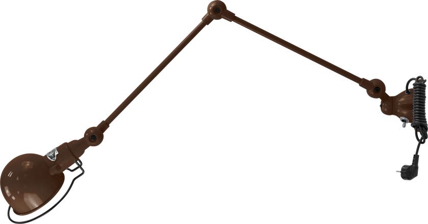 Applique SIGNAL SI331CS de Jieldé, avec interrupteur, cordon et fiche, Chocolat Applique SIGNAL SI331CS de Jieldé, avec interrupteur, cordon et fiche, Chocolat